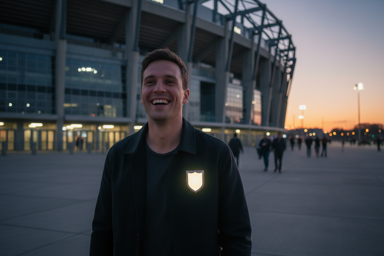 Cómo llevar tu escudo luminoso portátil y transformar tu outfit