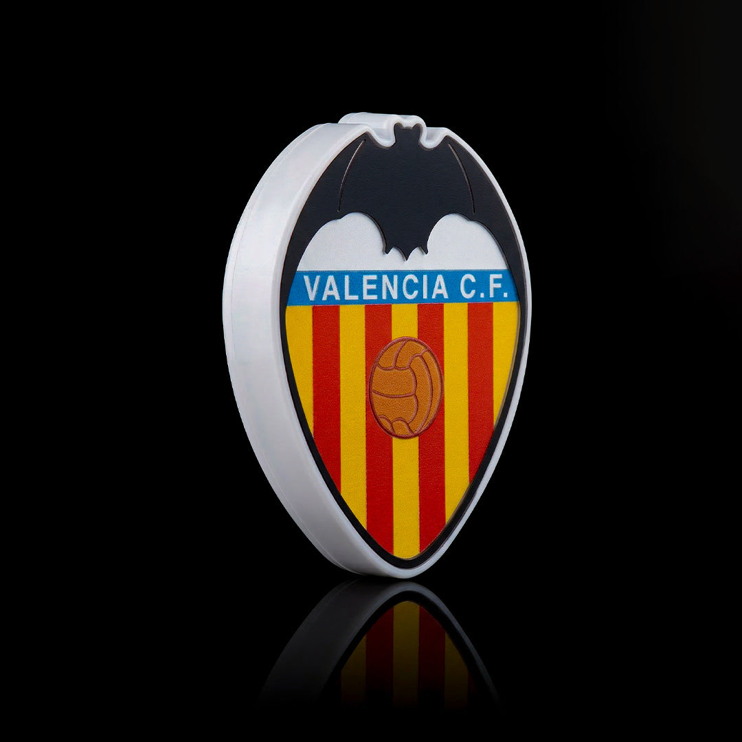Valencia FC Wearable LED Crest – Rechargeable Battery, 3 Lighting Modes