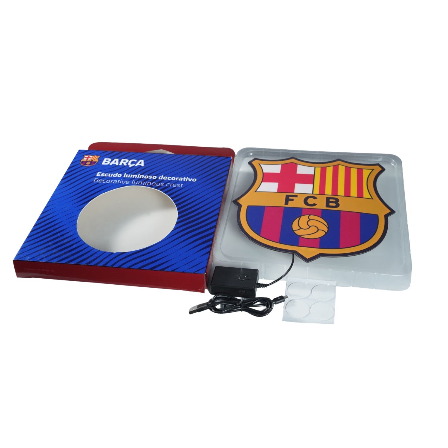 Escudo luminoso decorativo - FC BARCELONA