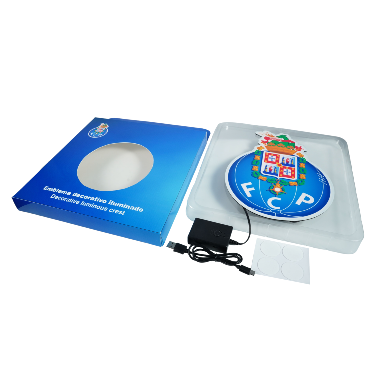 Emblema decorativo iluminado -  FC PORTO