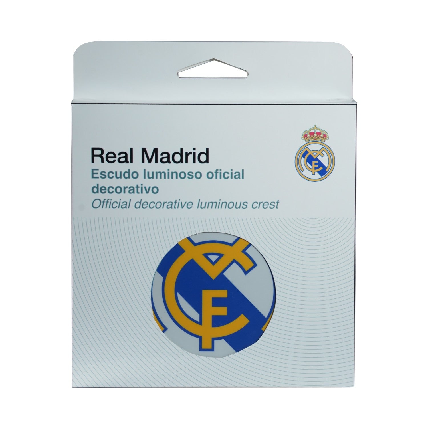 Escudo luminoso oficial decorativo - REAL MADRID
