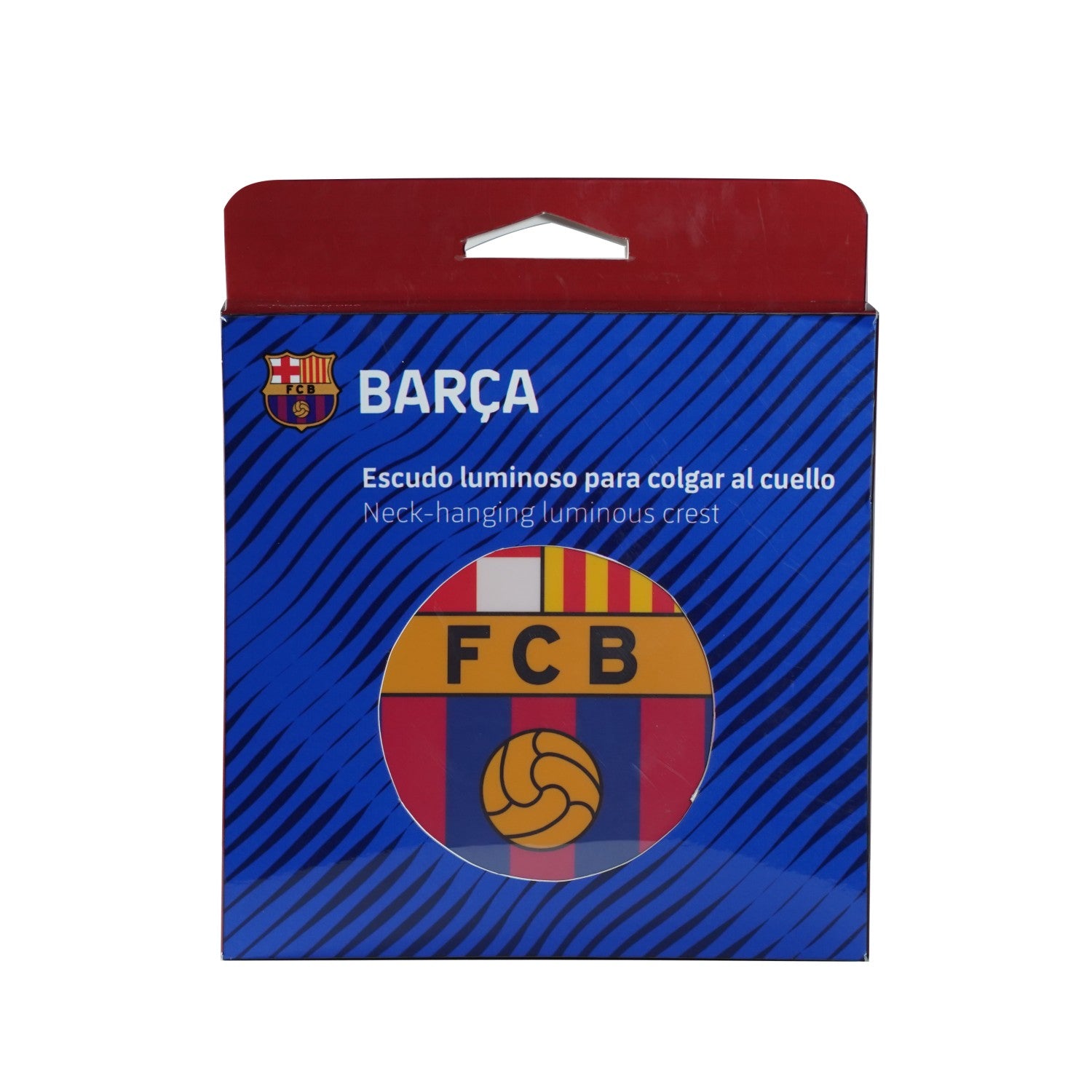 Escudo luminoso para colgar al cuello - FC BARCELONA