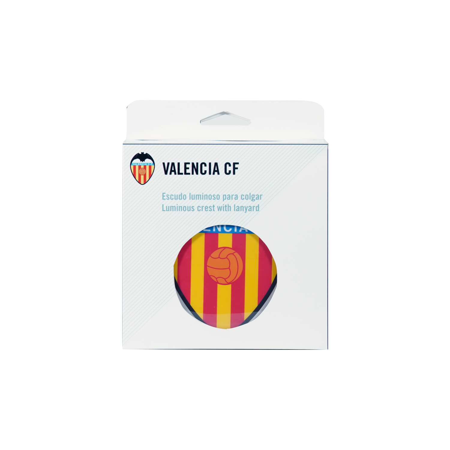 Escudo luminoso para colgar al cuello - VALENCIA CF