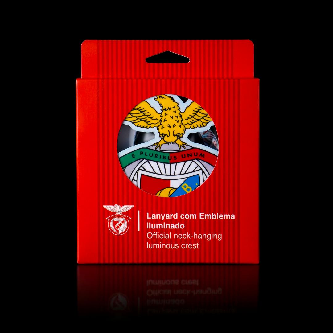 Neck hanging luminous crest - SL BENFICA